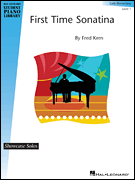 First Time Sonatina piano sheet music cover